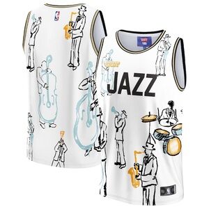 Utah Jazz NBA & KidSuper Studios by Fanatics Unisex Hometown Jersey - S
